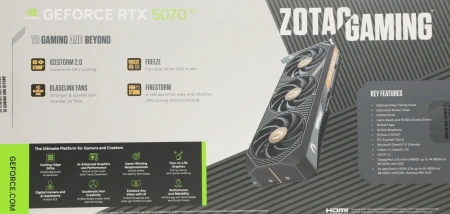 Видеокарта Zotac PCI-E 5.0 RTX 5070TI SOLID SFF OC NVIDIA GeForce RTX 5070TI 16Gb 256bit GDDR7 2482/28000 HDMIx1 DPx3 HDCP Ret