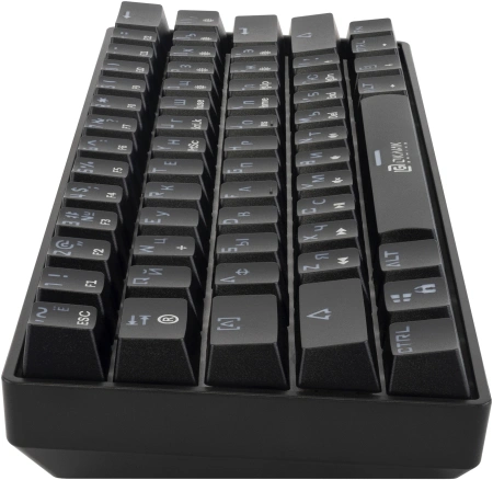 Клавиатура Оклик K713X механическая черный USB Multimedia for gamer LED