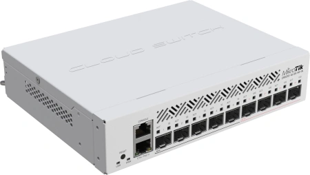 Коммутатор MikroTik CRS310-1G-5S-4S+IN (L3) 6x1Гбит/с 4x10Гбит/с 5SFP 4SFP+ 1PoE управляемый
