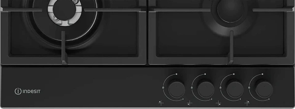 Газовая варочная поверхность Indesit THPM 642 WS/BL/I черный