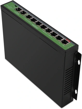 Коммутатор Digma DSP208F-2F-T120 DSP208F-2F-T120 V1 (L2) 10x100Мбит/с 8PoE 8PoE+ 120W неуправляемый