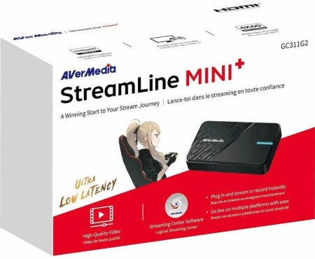 Карта видеозахвата Avermedia StreamLine MINI+ GC311 внешний UBS Type-C