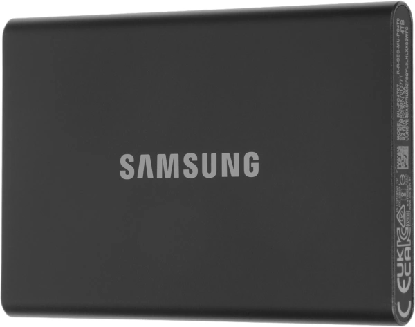 Накопитель SSD Samsung USB3.2 Gen2 4TB MU-PC4T0T/WW T7 1.8" черный