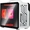 Корпус Bloody BD-CC110 белый/черный без БП mATX 5x120mm 2xUSB3.0 audio
