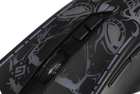 Мышь Defender Bulletstorm GM-928 черный оптическая 7200dpi USB 6but (52928)
