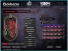 Мышь Defender Venom GM-640L черный оптическая 7200dpi USB 7but (52640)