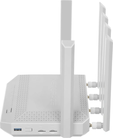 Роутер беспроводной Keenetic Netcraze Hero 5G (NC-4110) AX3000 10/100/1000/2500BASE-TX/4G cat.12 белый