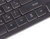 Клавиатура Оклик 490ML черный USB slim Multimedia LED