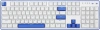 Клавиатура Redragon Faye Pro механическая белый/синий USB беспроводная BT/Radio Multimedia for gamer LED (72257)