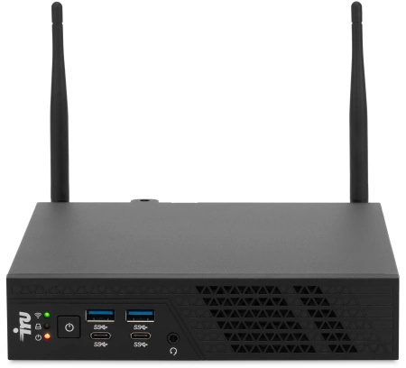 Неттоп IRU 310H6ITF i3 12100 (3.3) 8Gb SSD256Gb UHDG 730 без ОС GbitEth WiFi BT черный (2031369)