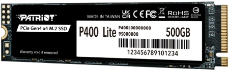 Накопитель SSD Patriot PCIe 4.0 x4 500GB P400LP500GM28H P400 Lite M.2 2280