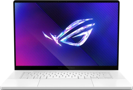 Ноутбук Asus ROG Zephyrus G16 GU605MI-QR272 Core Ultra 7 155H 32Gb SSD1Tb NVIDIA GeForce RTX4070 8Gb 16" OLED 2.5K (2560x1600) без ОС white WiFi BT Cam Bag (90NR0IS2-M00DZ0)