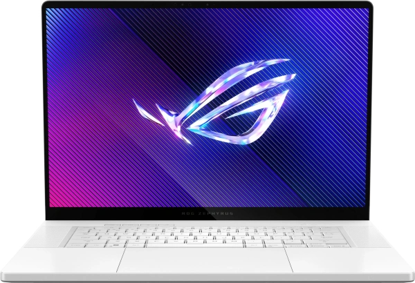 Ноутбук Asus ROG Zephyrus G16 GU605MI-QR272 Core Ultra 7 155H 32Gb SSD1Tb NVIDIA GeForce RTX4070 8Gb 16" OLED 2.5K (2560x1600) без ОС white WiFi BT Cam Bag (90NR0IS2-M00DZ0)
