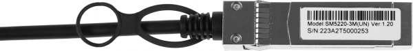 Кабель TP-Link SM5220-3M 10Гбит/с stranded 3м черный SFP+-SFP+