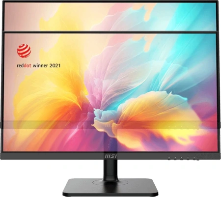 Монитор MSI 23.8" Modern MD2412P черный IPS LED 1ms 16:9 HDMI M/M матовая HAS Piv 300cd 178гр/178гр 1920x1080 100Hz FreeSync FHD USB 4.65кг
