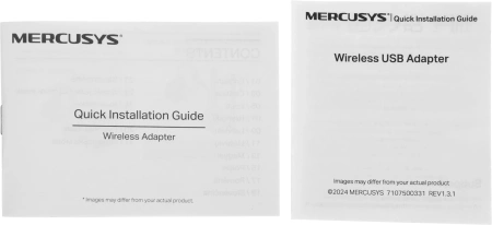Сетевой адаптер Wi-Fi Mercusys MA72XH AX1800 USB 3.0 (ант.внеш.несъем.) 2ант.