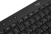 Клавиатура Logitech K650 черный USB беспроводная BT/Radio (подставка для запястий) (920-010954)