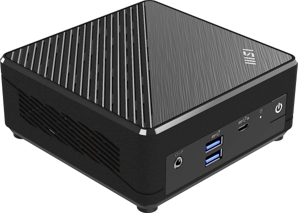 Неттоп MSI Cubi N ADL-019RU N100 (0.8) 4Gb SSD128Gb UHDG Windows 11 Pro 2xGbitEth WiFi BT 65W черный (9S6-B0A911-220)