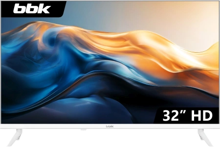 Телевизор LED BBK 32" 32LEM-1041/TS2C (W) Frameless белый HD 60Hz DVB-T2 DVB-C DVB-S2 USB (RUS)