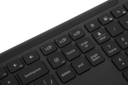Клавиатура + мышь Logitech MK950 клав:графитовый/черный мышь:черный/серый USB беспроводная Bluetooth/Радио slim (920-012500)