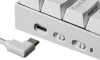 Клавиатура Redragon Draconic механическая белый USB беспроводная BT slim for gamer LED (77810) кабель 1.8м