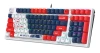 Клавиатура A4Tech S98 механическая синий USB for gamer LED (SPORTS NAVY) кабель 1.8м