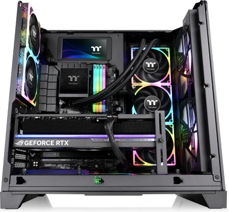 Корпус Thermaltake View 390 Air черный без БП ATX 9x120mm 2x140mm 2x200mm 2xUSB3.0 audio bott PSU