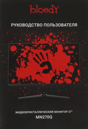 Монитор Bloody 27" MN270Q черный IPS LED 1ms 16:9 HDMI M/M матовая 300cd 178гр/178гр 2560x1440 200Hz G-Sync DP 2K 3.95кг
