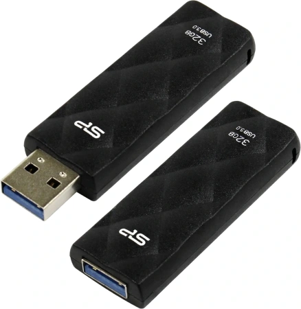 Флеш Диск Silicon Power 32Gb Blaze B20 SP032GBUF3B20V1K USB3.0 черный