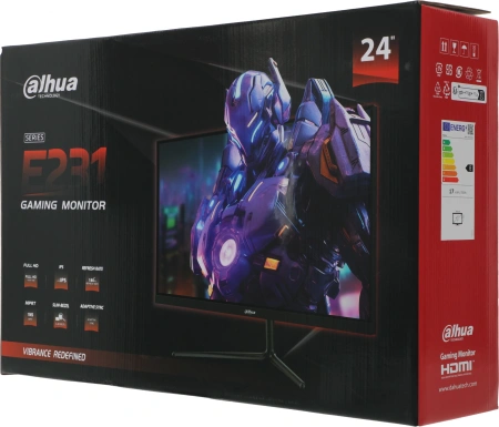 Монитор Dahua 23.8" LM24-E231 черный IPS LED 1ms 16:9 HDMI матовая 1000:1 300cd 178гр/178гр 1920x1080 165Hz DP FHD 3.9кг