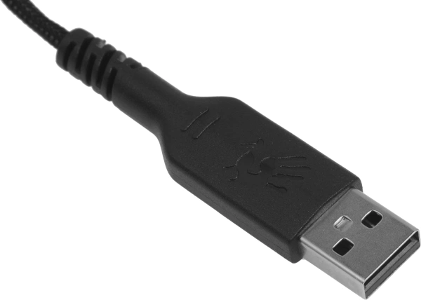 Мышь A4Tech Bloody Q82 черный/рисунок оптическая 6200dpi USB 8but