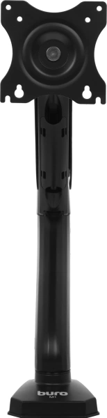 Кронштейн для мониторов ЖК Buro M1 черный 17"-27" макс.9кг крепление к столешнице поворот и наклон