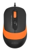 Клавиатура + мышь A4Tech Fstyler F1010 клав:черный/оранжевый мышь:черный/оранжевый USB Multimedia (F1010 ORANGE)