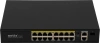 Коммутатор Netis P116GH (L2) 16x100Мбит/с 2x1Гбит/с 1SFP 16PoE 16PoE+ 240W неуправляемый