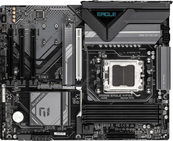 Материнская плата Gigabyte B650E EAGLE WIFI6E Socket AM5 AMD B650 4xDDR5 ATX AC`97 8ch(7.1) GbLAN RAID+HDMI+DP