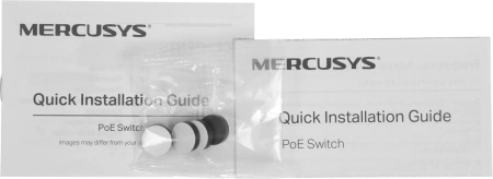 Коммутатор Mercusys MS110P (L2) 10x100Мбит/с 8PoE+ 65W неуправляемый