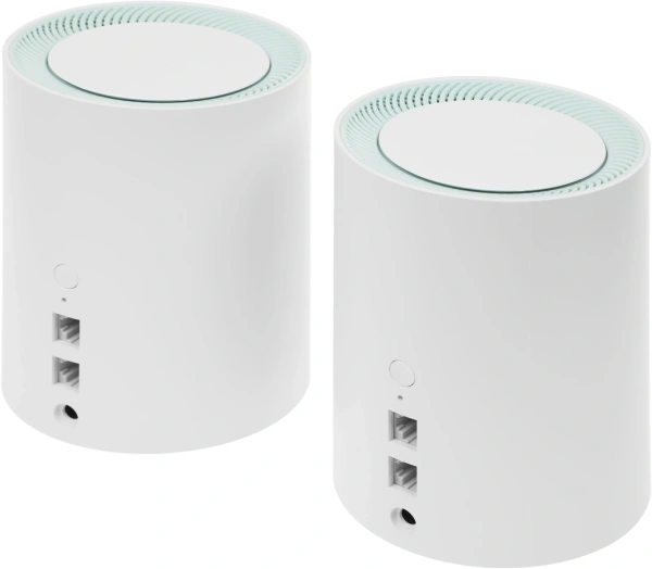 Бесшовный Mesh роутер Cudy M1300 (M1300(2-PACK)) AC1200 10/100/1000BASE-TX белый (упак.:2шт)