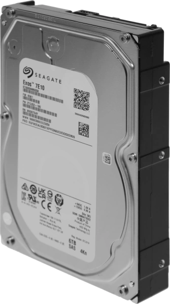 Жесткий диск Seagate SAS 6TB ST6000NM005B Server Exos 7E10 4KN (7200rpm) 256Mb 3.5"