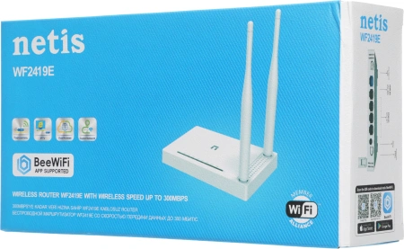 Роутер беспроводной Netis WF2419E N300 10/100BASE-TX белый