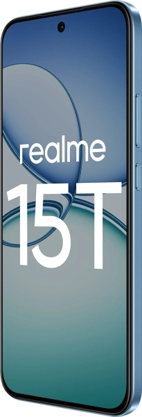 Смартфон Realme RMX5111 15T 256Gb 12Gb голубой моноблок 3G 4G 6.78" 1264x2780 Android 15 50Mpix 802.11 a/b/g/n/ac NFC GPS GSM900/1800 GSM1900