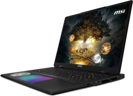 Ноутбук MSI Titan Dragon Edition 18 HX AI A2XWJG-205RU Core Ultra 9 285HX 64Gb SSD4Tb NVIDIA GeForce RTX 5090 24Gb 18" IPS UHD+ (3840x2400) Windows 11 Home black WiFi BT Cam (9S7-1824A5-205)