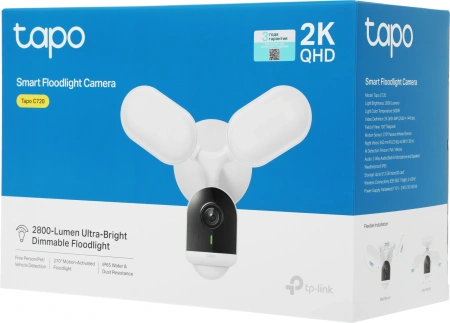 Камера видеонаблюдения IP TP-Link Tapo C720 Wi-Fi 2.1-2.1мм цв. корп.:белый