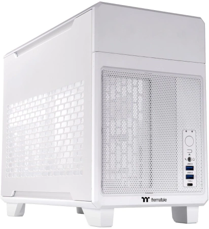 Корпус Thermaltake TR100 белый без БП miniITX 8x140mm 2x200mm 2xUSB3.0 audio bott PSU