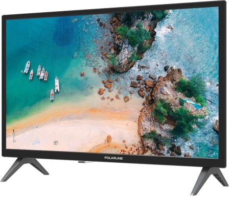 Телевизор LED PolarLine 24" 24PL12TC черный HD 60Hz DVB-T DVB-T2 DVB-C DVB-S2 USB (RUS)
