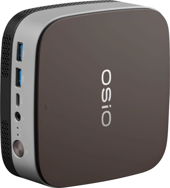 ПК Мини Osio BaseLine B51i-016 i5 1235U (1.3) 16Gb SSD512Gb Iris Xe без ОС GbitEth WiFi BT 59.85W коричневый/серебристый (RUS)