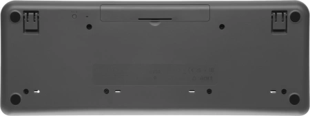 Клавиатура + мышь Logitech MK250 Compact MR0114 клав:графитовый мышь:графитовый USB беспроводная BT Multimedia (920-013853)