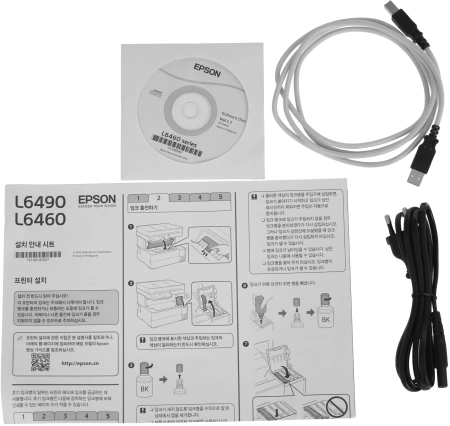МФУ струйный Epson EcoTank L6460 (C11CJ89507) A4 Duplex WiFi белый