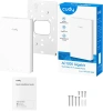 Точка доступа Cudy AP1300 Wall AC1300 10/100/1000BASE-TX белый