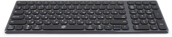 Клавиатура Оклик K767W серый/черный USB беспроводная BT/Radio slim Multimedia (2002135)