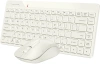 Клавиатура + мышь A4Tech Fstyler FG2200 Air2 клав:бежевый мышь:бежевый USB беспроводная slim (FG2200 AIR2 BEIGE)